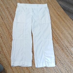 Valerie Stevens Crop Pants 14P White